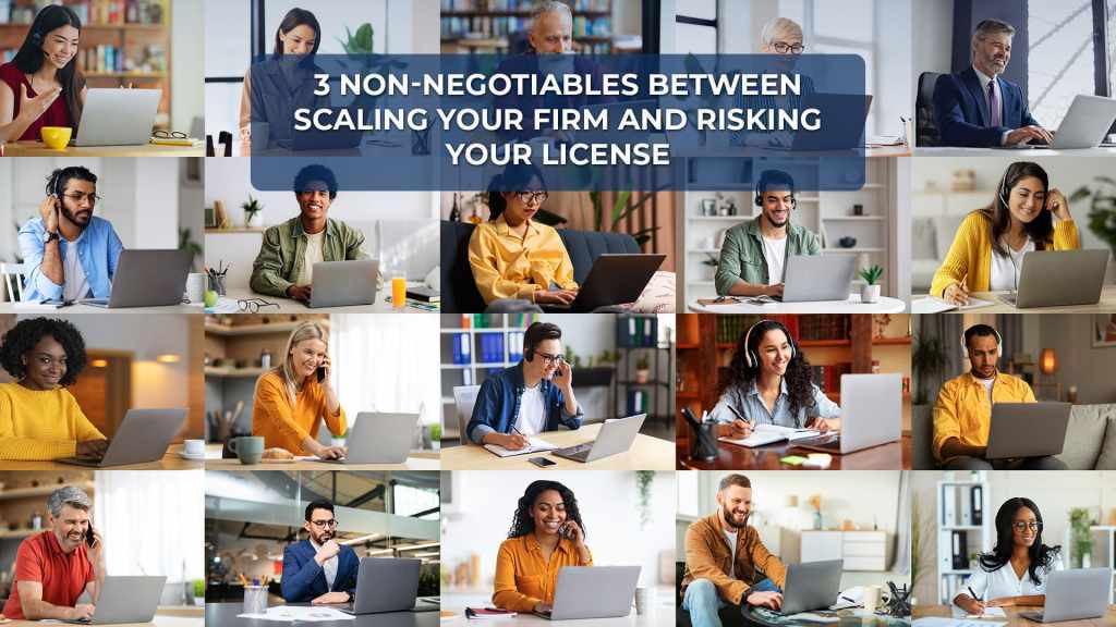 Global remote legal staff working with a U.S. law firm