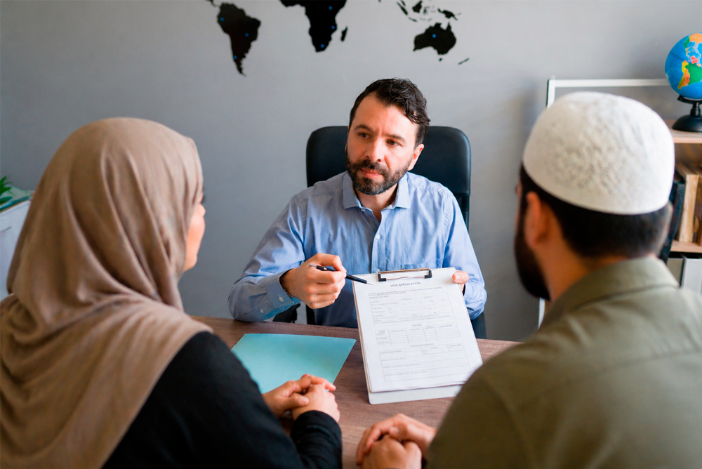 Immigration case outsourcing team