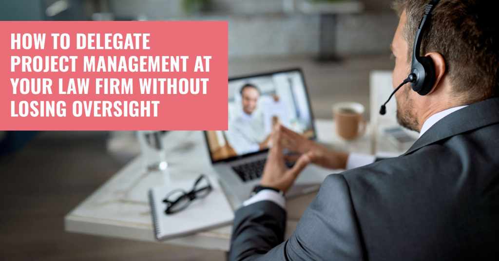 Attorney at desk while remote legal project manager tracks case deadlines and workflows in real time.