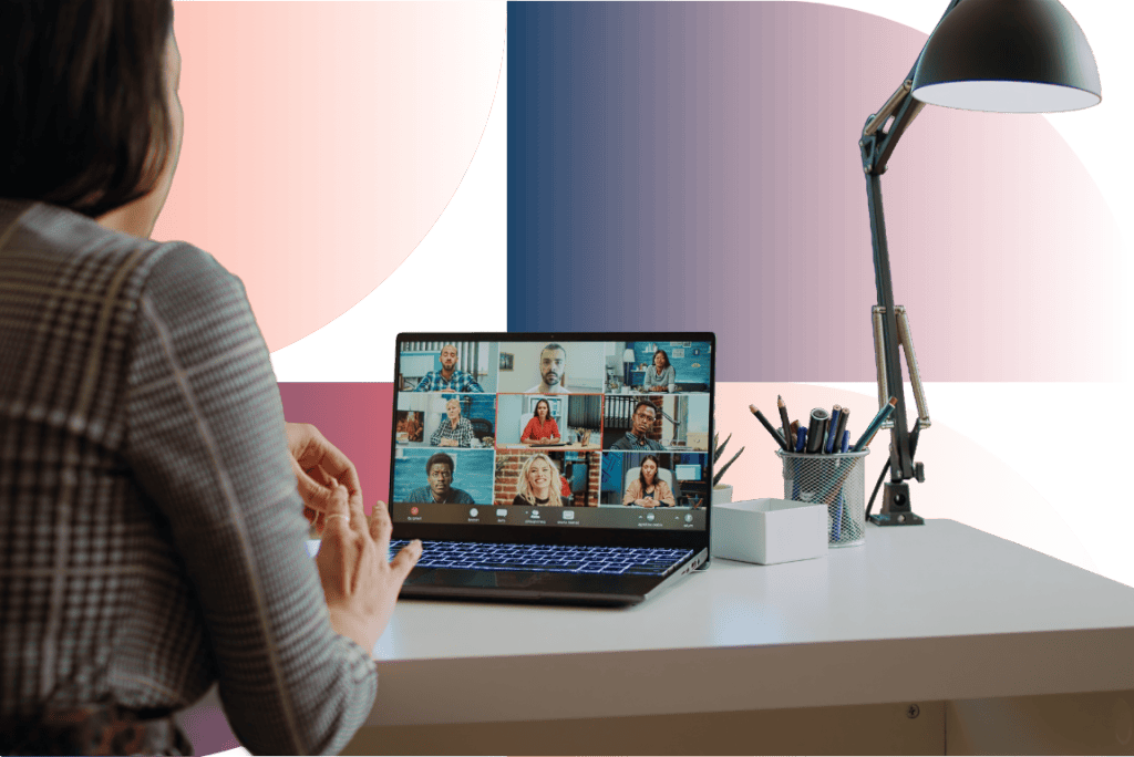 Stafi Mastermind participants connecting remotely through interactive Zoom sessions focused on legal leadership, delegation, and firm growth.