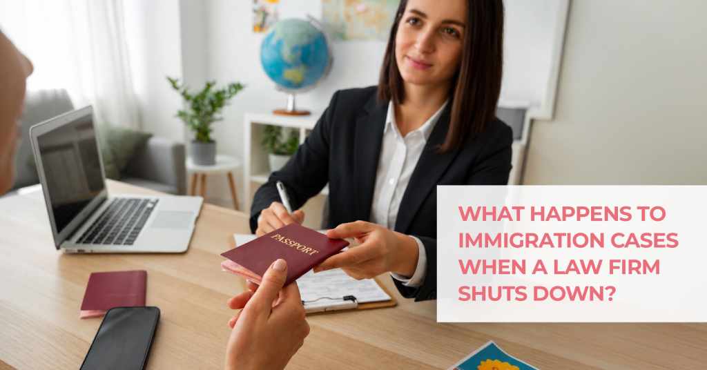 Immigration law firm attorney with an active immigration case